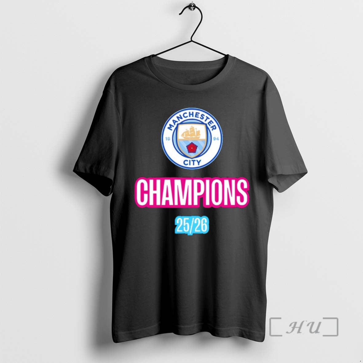 Officials Manchester City Football Club 1894 Champions 25 26 Logo
