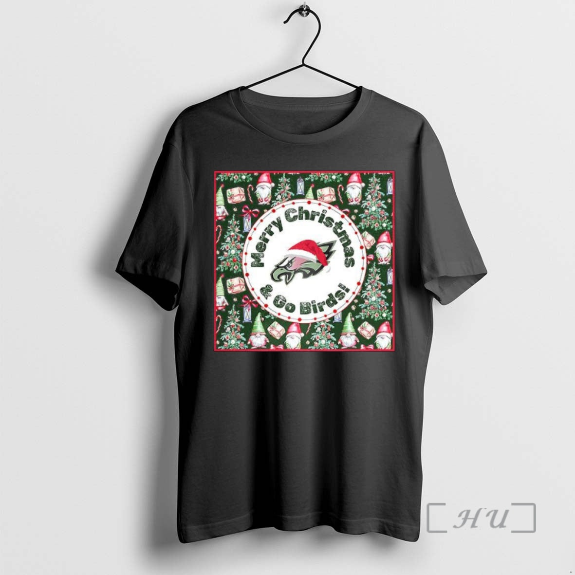 Officials Merry Christmas And Go Birds Logo