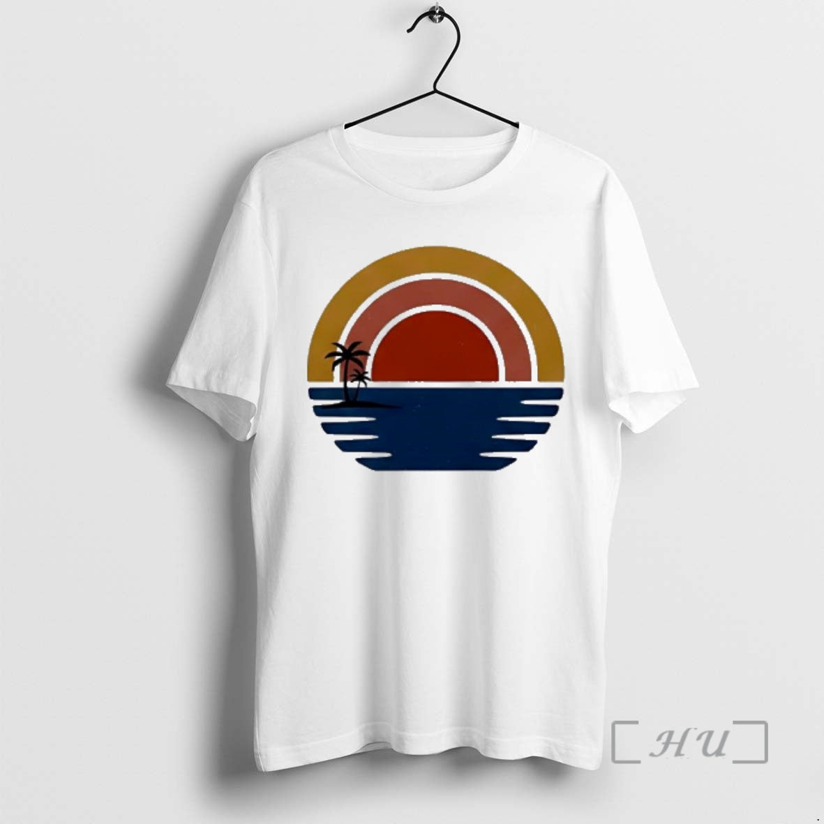 Officials Minimalist Retro Sunset Graphic For Everyday Wear