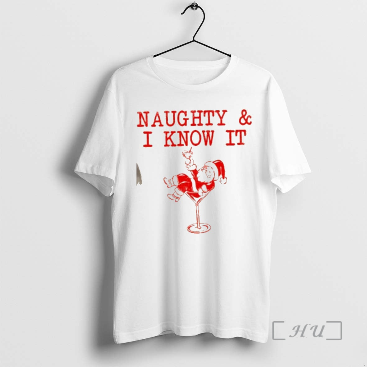 Officials Naughty And I Know It Funny Christmas Santa