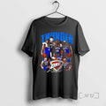 Officials Oklahoma City Thunder All Team Basketball Graphic Vintage