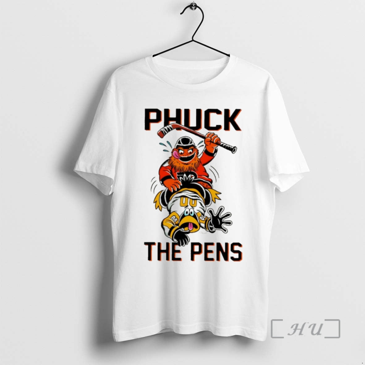 Officials Philadelphia Flyers Vs Pittsburgh Penguins Mascot Phuck The Pens