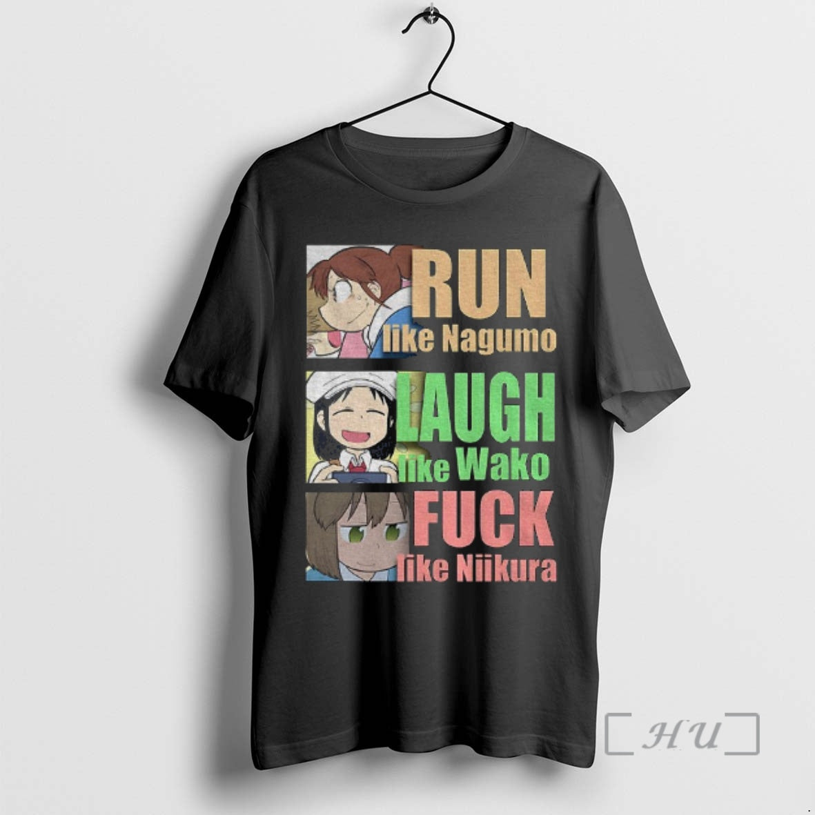 Officials Run Like Nagumo Laugh Like Wako Fuck Like Niikura Cartoon Premium T Shirts Sweater