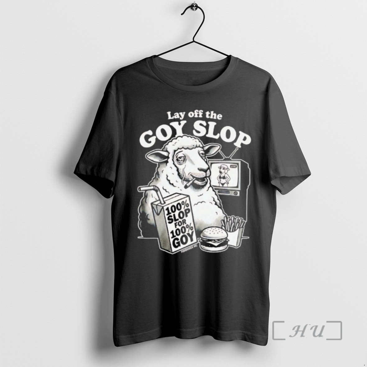 Officials Sheep Lay Of The Goy Slop 100 Slop For 100 Goy Premium T Shirts
