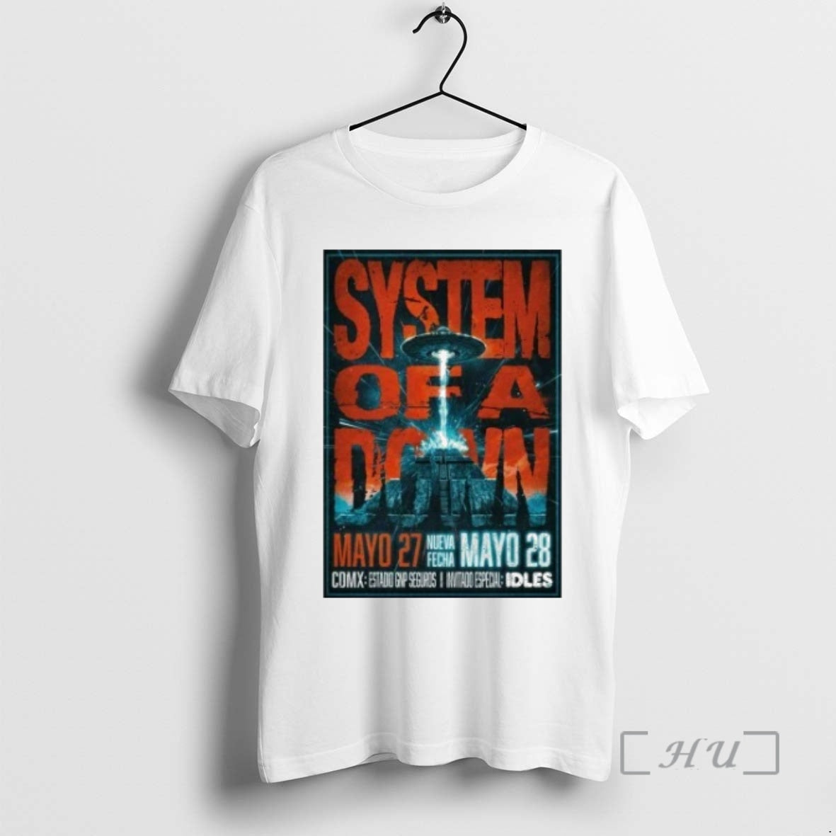 Officials System Of A Down May 27 And 28 2026 Mexico City Premium T Shirts