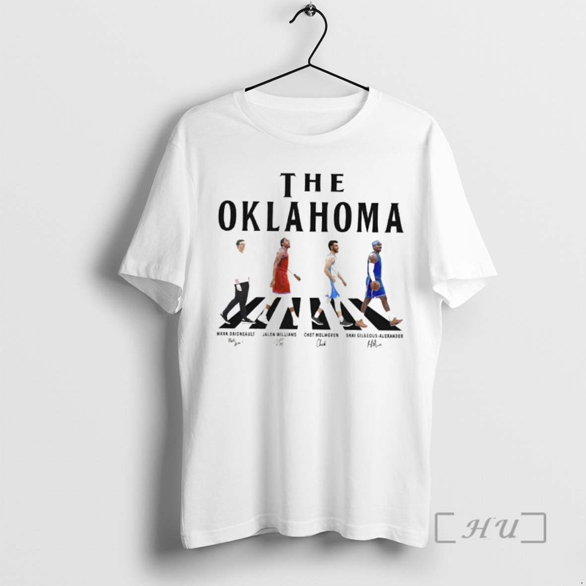 Officials The Oklahoma Walking Signatures Jalen Williams Shai Gilgeous Holmgren