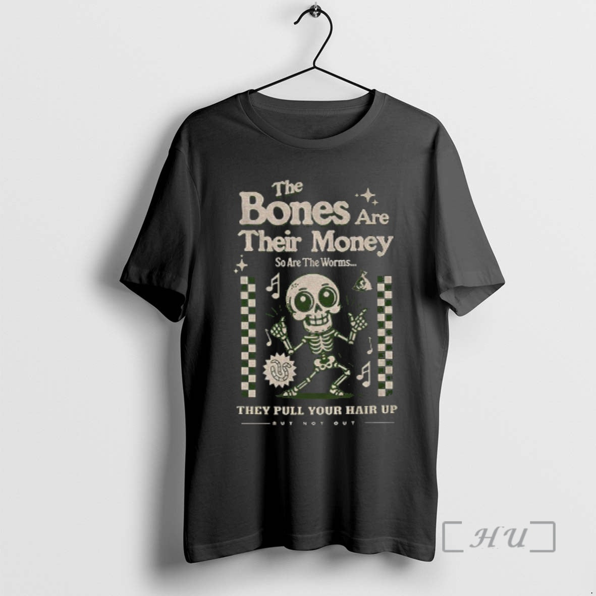 Officials The Bones Are Their Money So Are The Worms Skeleton Premium T Shirts Sweater