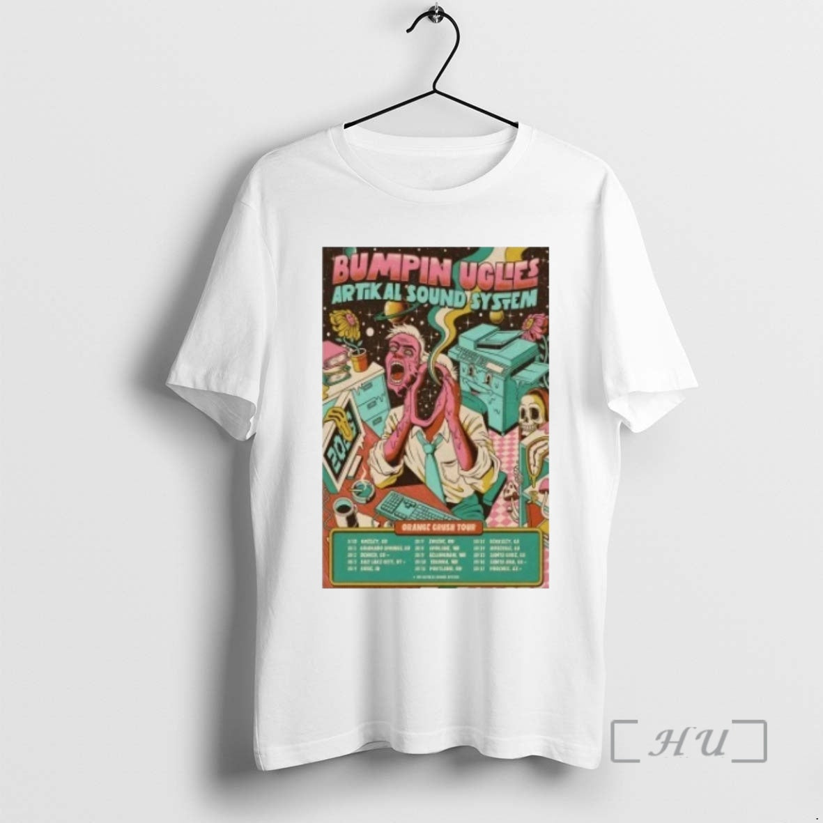 Officials Tvdoq1dc Bumpin Uglies With Artikal Sound System Orange Crush Tour 2026 Premium T Shirts