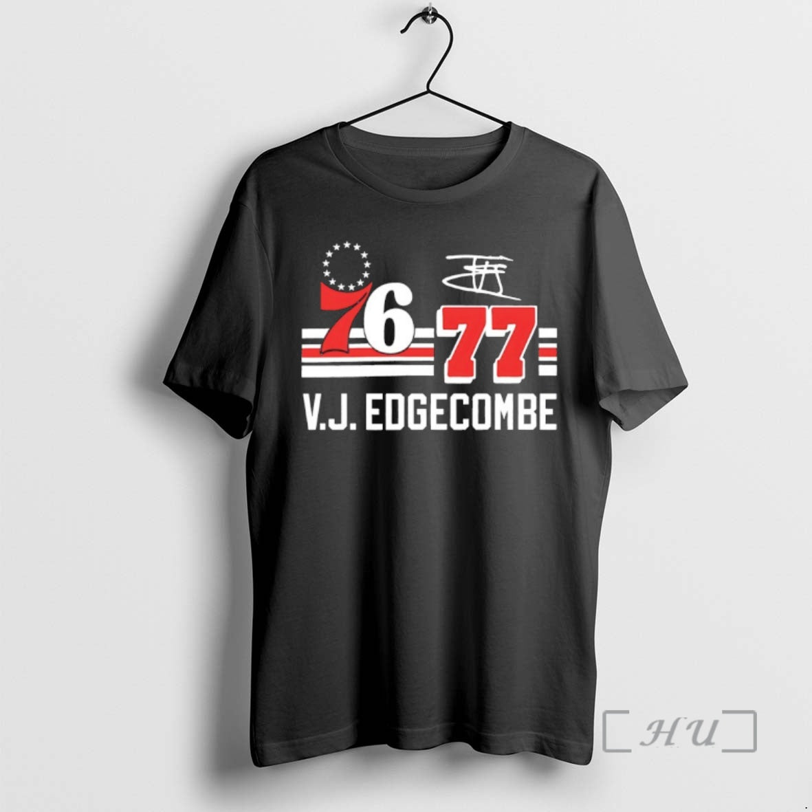 Officials Vj Edgecombe 77 Philadelphia 76ers Playoffs 2026 Signature