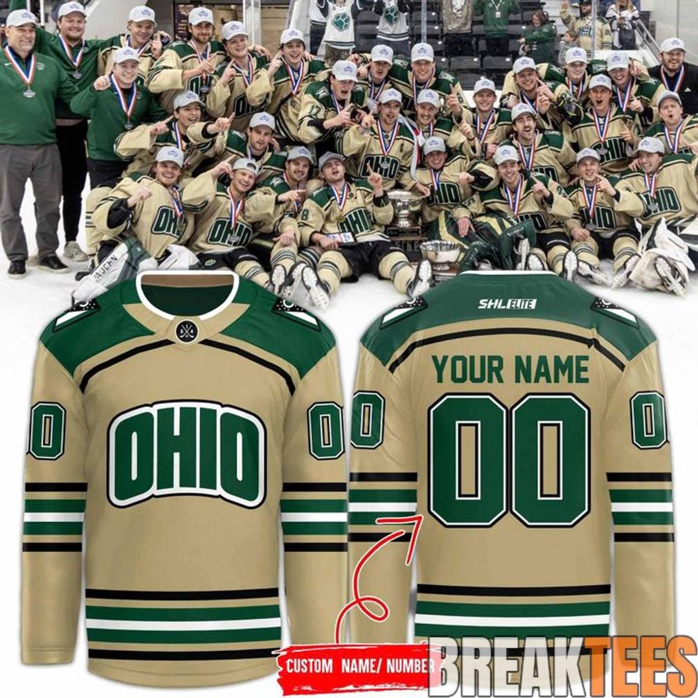 Ohio Bobcat 2026 Custom Hockey Jersey
