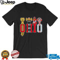 Ohio Sports Legends Mascots State Pride Black Coffee T Shirt