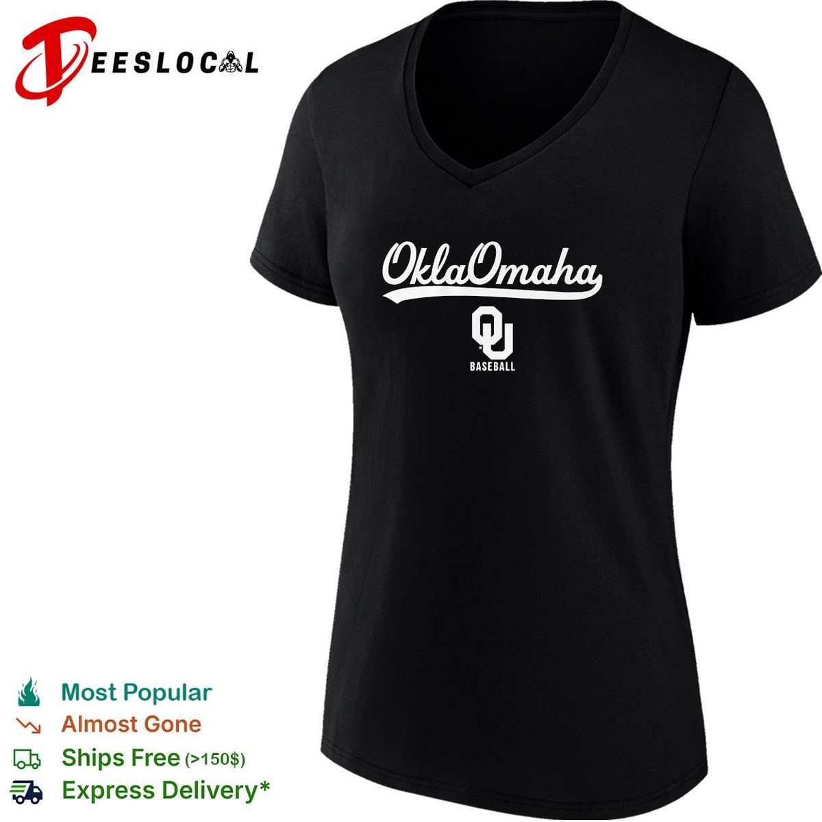 OklaOmaha Oklahoma Sooners baseball College World Series graphic shirt
