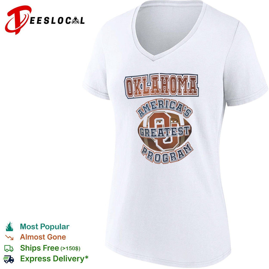 Oklahoma Americas Greatest Program University of Oklahoma Sooners football shirt