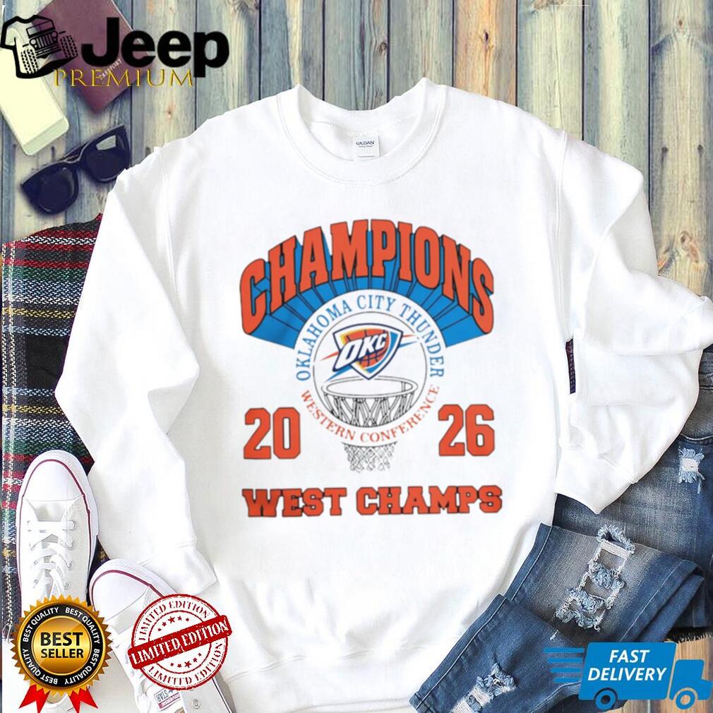 Oklahoma City Thunder 2026 Western Conference Champions T Shirt