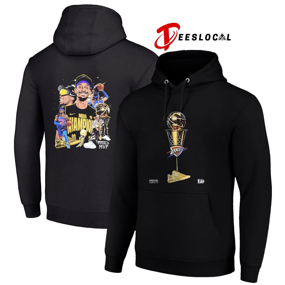 Oklahoma City Thunder Shai Gilgeous Alexander SGA finals MVP trophy shirt