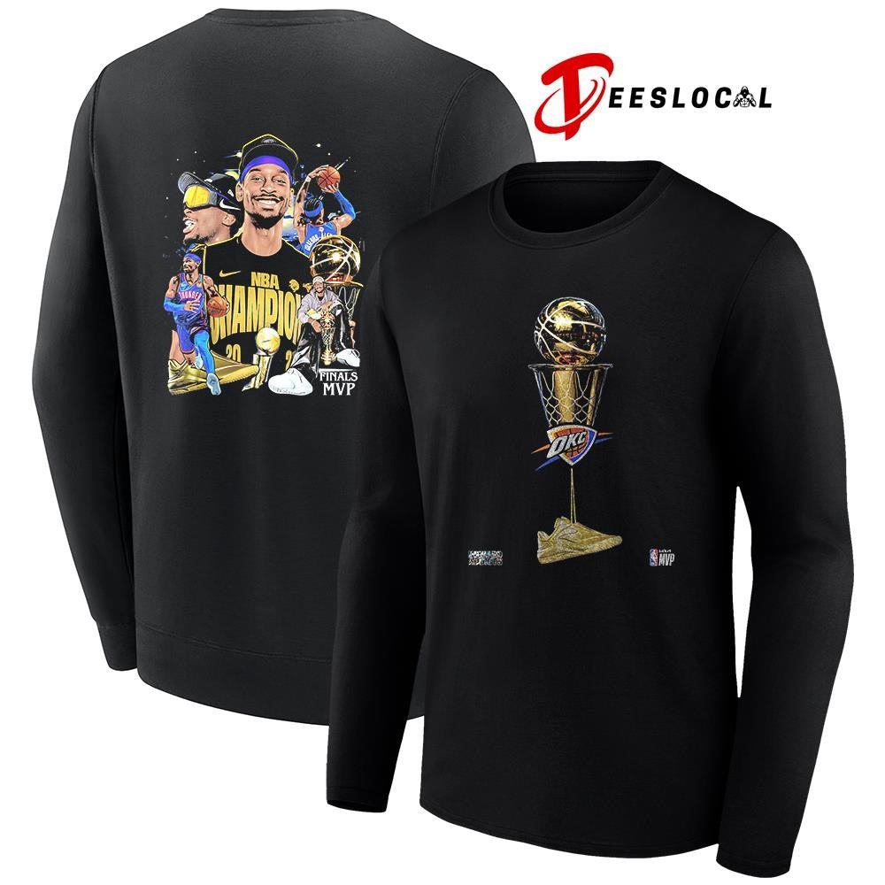 Oklahoma City Thunder Shai Gilgeous Alexander SGA finals MVP trophy shirt