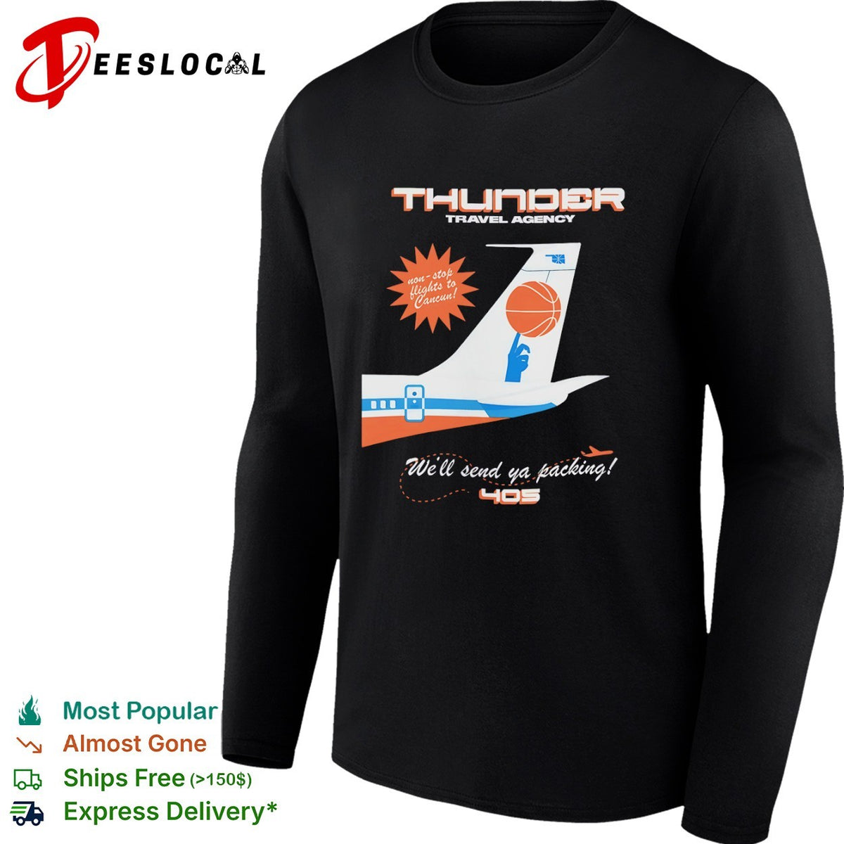 Oklahoma City Thunder Travel Agency non-stop flights to Cancun We will send ya shirt