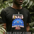 Oklahoma City Thunder Western Conference Finals playoffs jerseys collage shirt