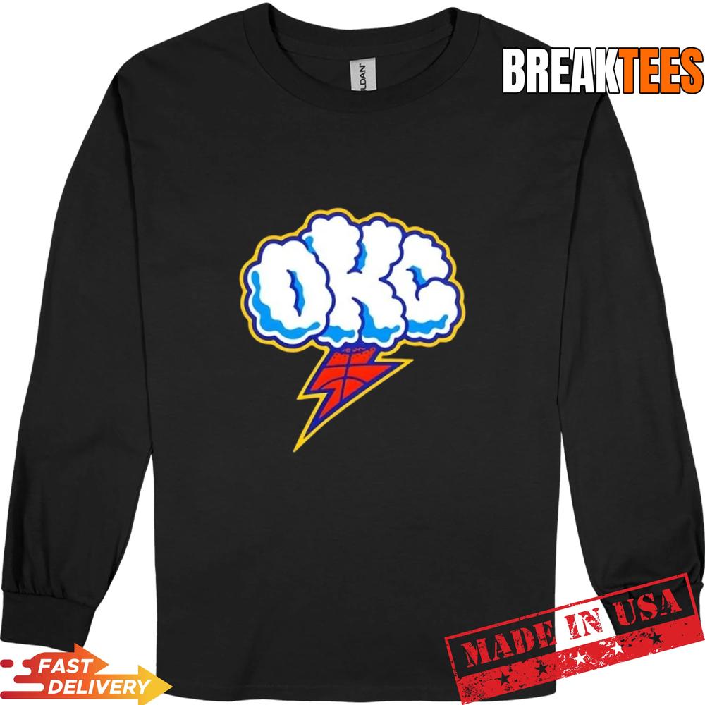 Oklahoma City Thunder basketball lighting T-Shirt
