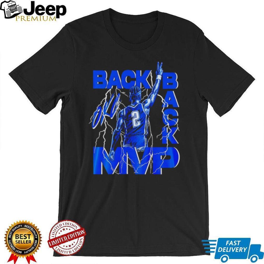 Oklahoma Shai Back To Back MVP Lightning Graphic T Shirt