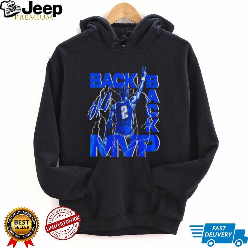 Oklahoma Shai Back To Back MVP Lightning Graphic T Shirt