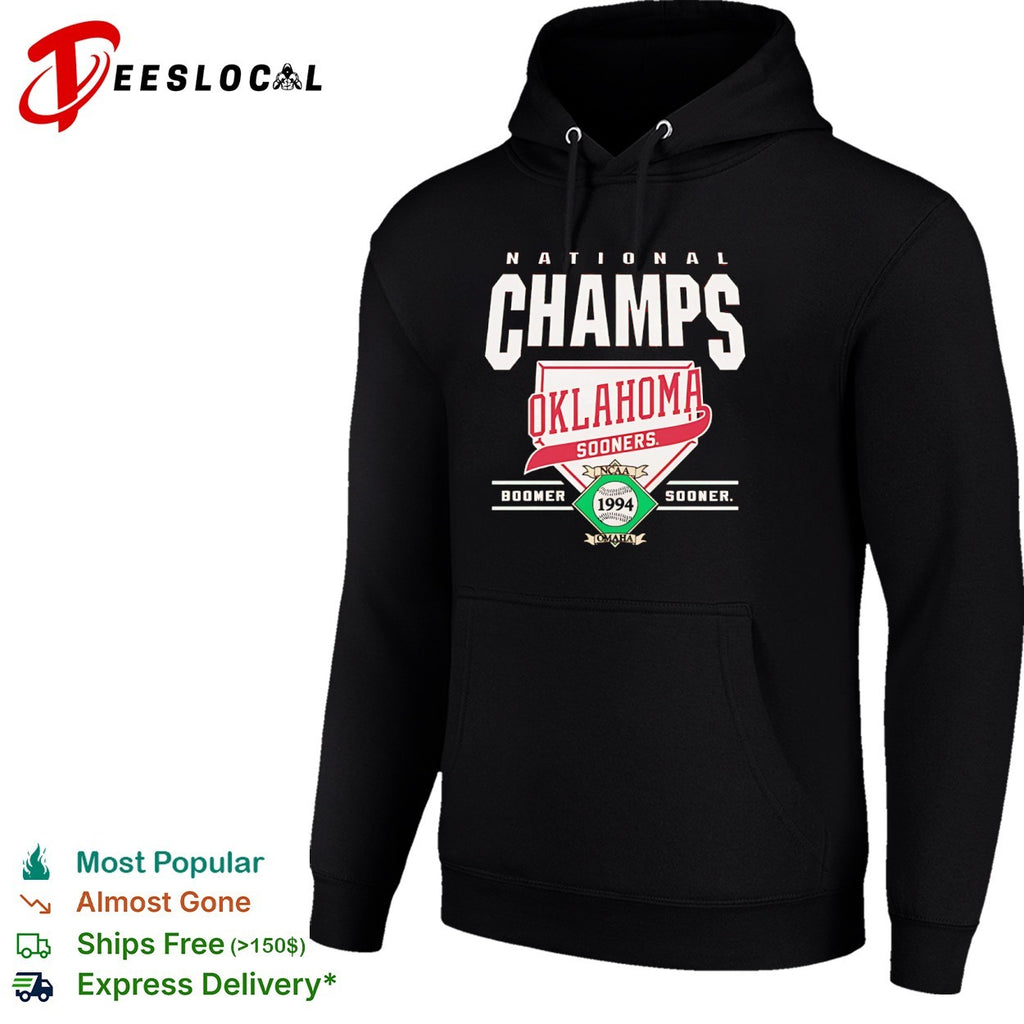 Oklahoma Sooners 1994 National Champs Omaha NCAA Baseball Shirt