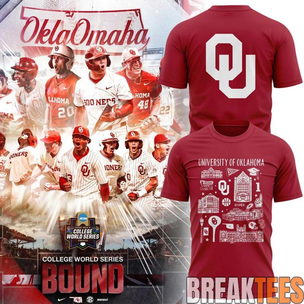 Oklahoma Sooners 2026 College World Series T-Shirt