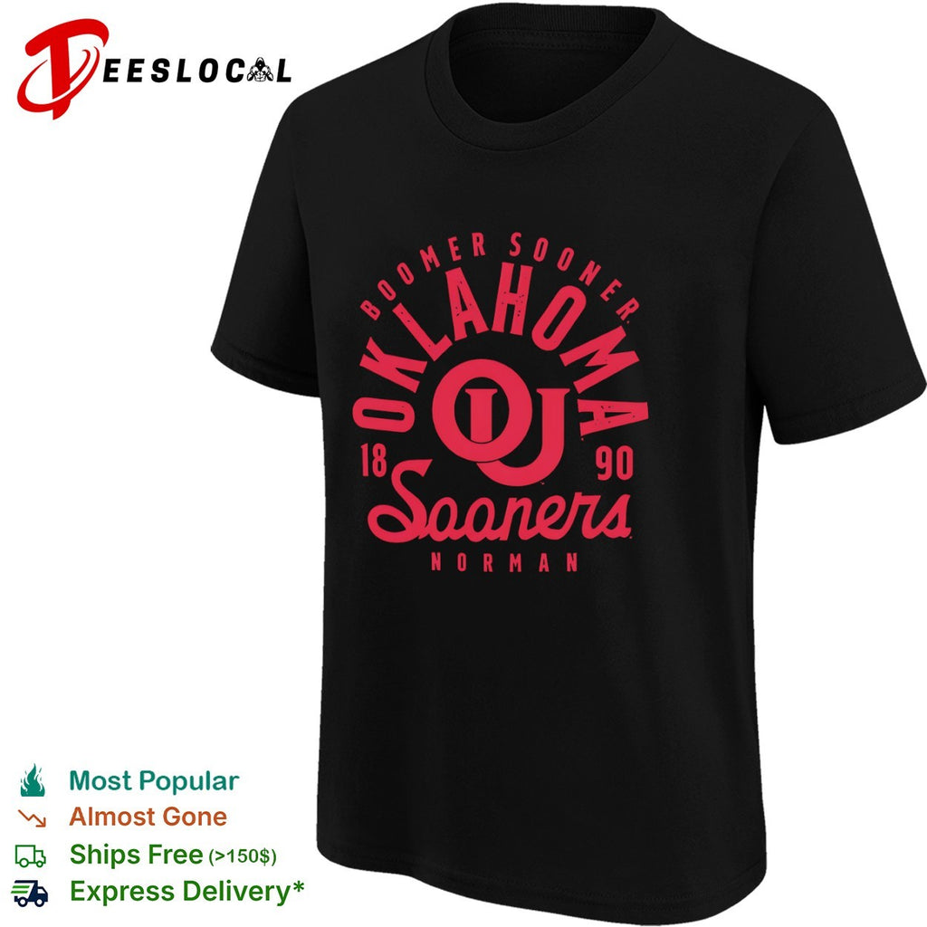 Oklahoma Sooners Boomer Sooner 1890 Norman OU shirt