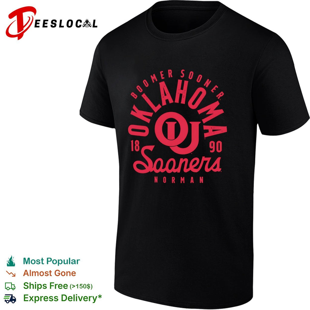 Oklahoma Sooners Boomer Sooner 1890 Norman OU shirt