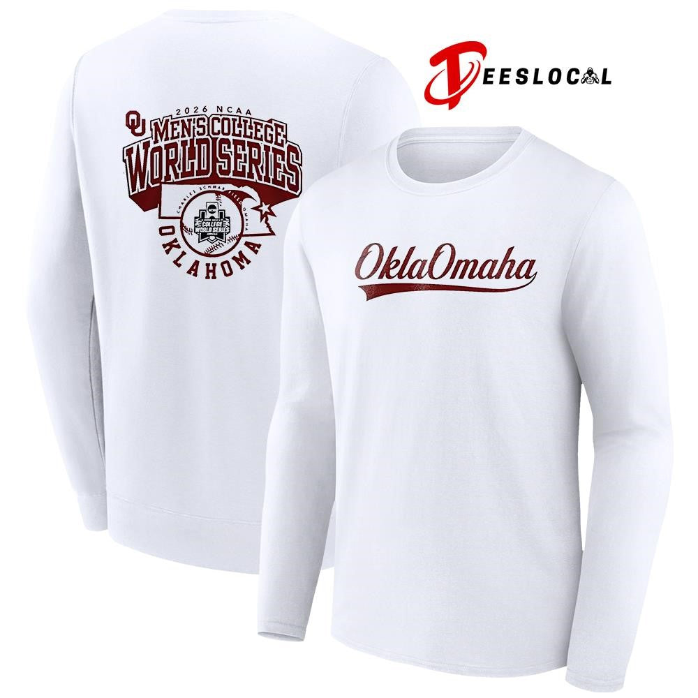 Oklahoma Sooners OklaOmaha NCAA Baseball Men’s College World Series graphic shirt