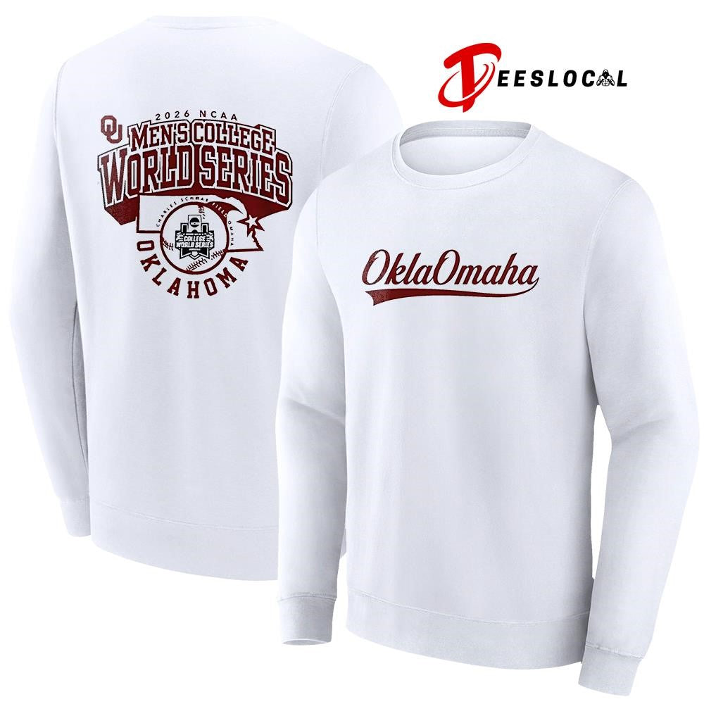 Oklahoma Sooners OklaOmaha NCAA Baseball Men’s College World Series graphic shirt