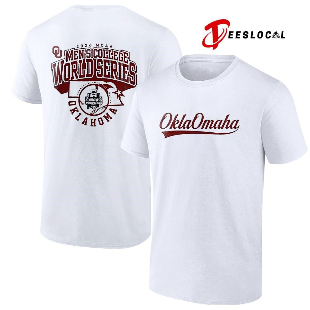 Oklahoma Sooners OklaOmaha NCAA Baseball Men’s College World Series graphic shirt