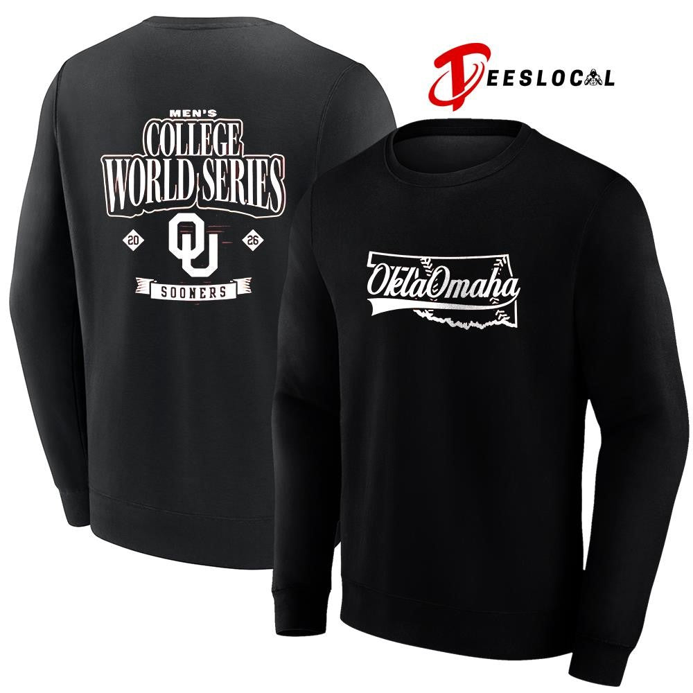 Oklahoma Sooners OklaOmaha college world series logo shirt