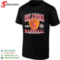 Oklahoma Sooners catching glove NCAA Men’s College World Series 2026 baseball Charles Schwab Field Omaha shirt