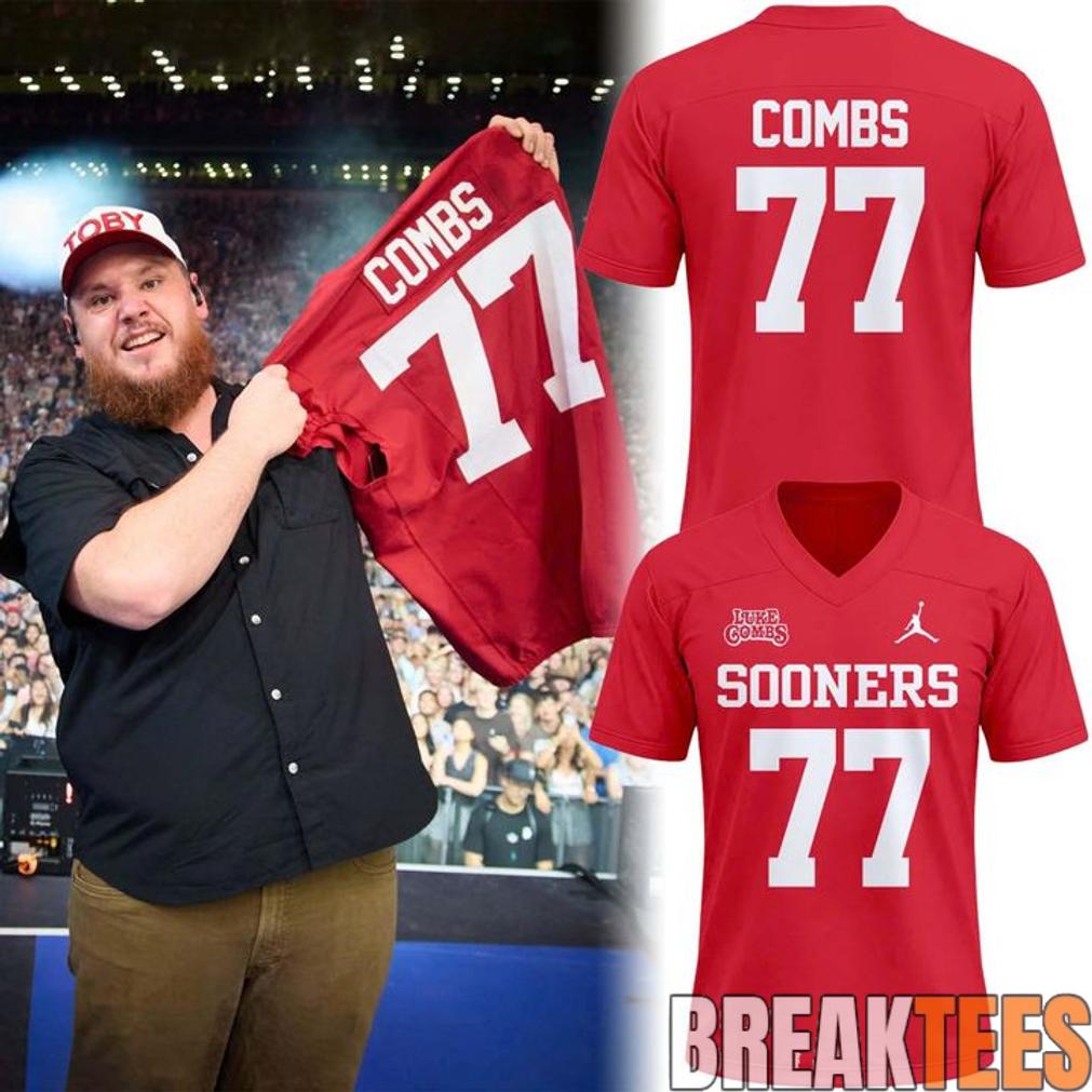 Oklahoma Sooners x Luke Combs 2026 Tour Limited Edition Football Jersey