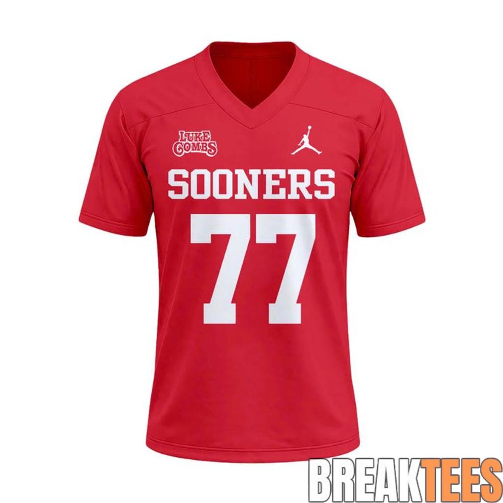 Oklahoma Sooners x Luke Combs 2026 Tour Limited Edition Football Jersey