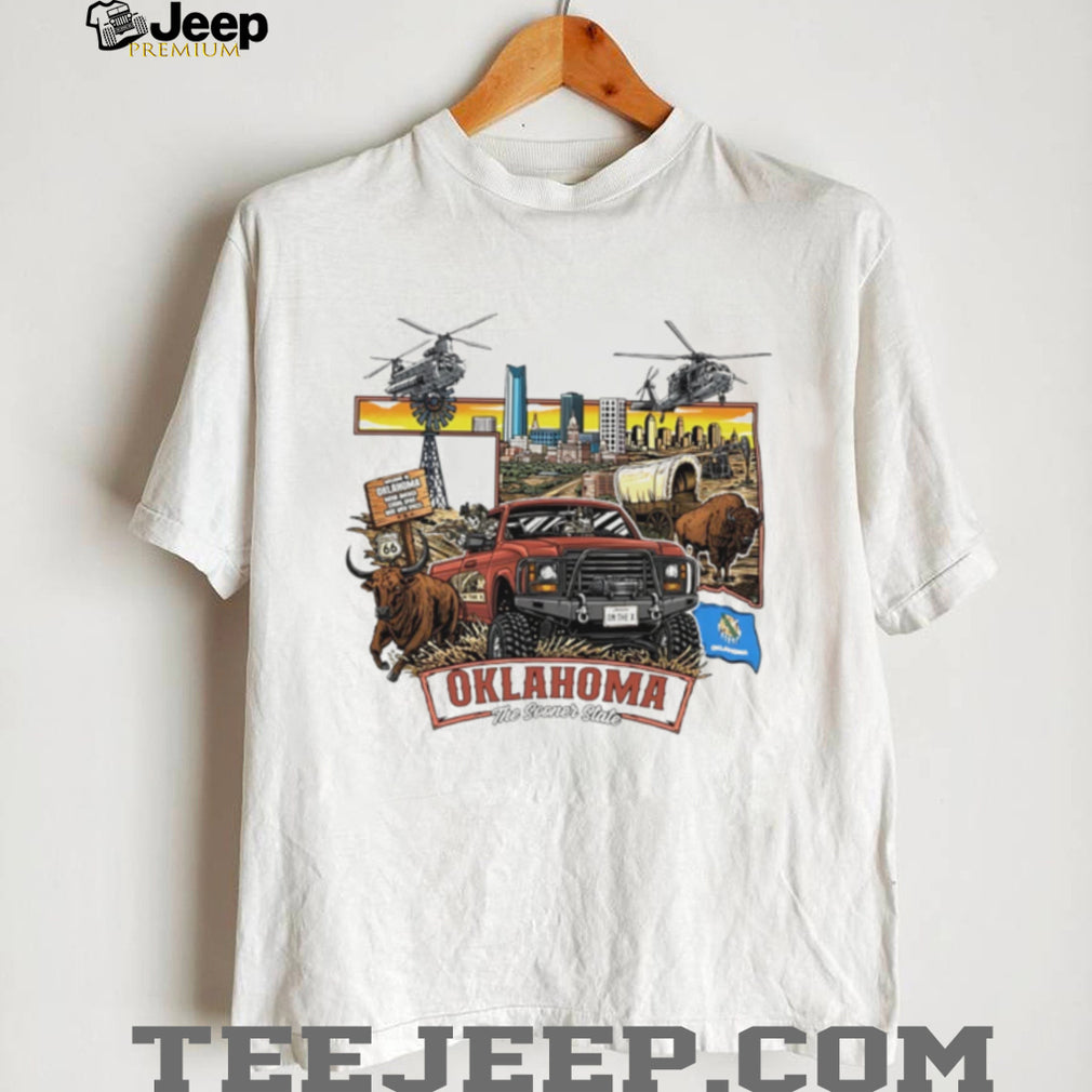Oklahoma The Sooner State Offroad Truck Heritage T Shirt