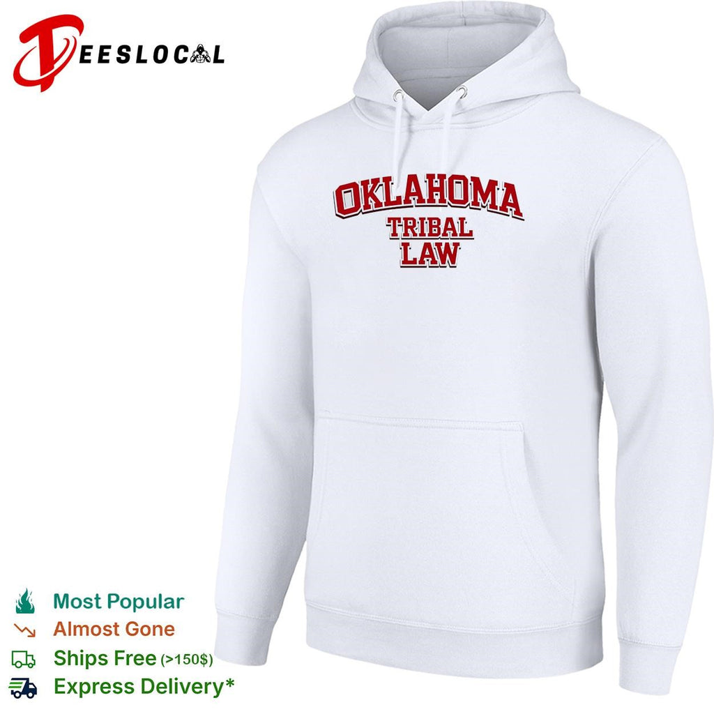 Oklahoma tribal law bold text shirt