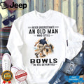 Old Man Bowling Champion 70s Vintage Hobby Shirt
