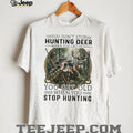 Old Man Deer Hunting Binoculars T Shirt Hunter Retirement Gift