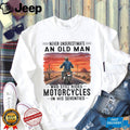 Old Man Rides Motorcycles In His Seventies Biker Shirt