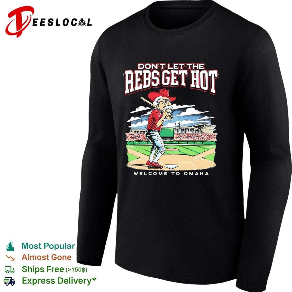 Ole Miss don’t let the Rebs get hot welcome to Omaha College World Series shirt