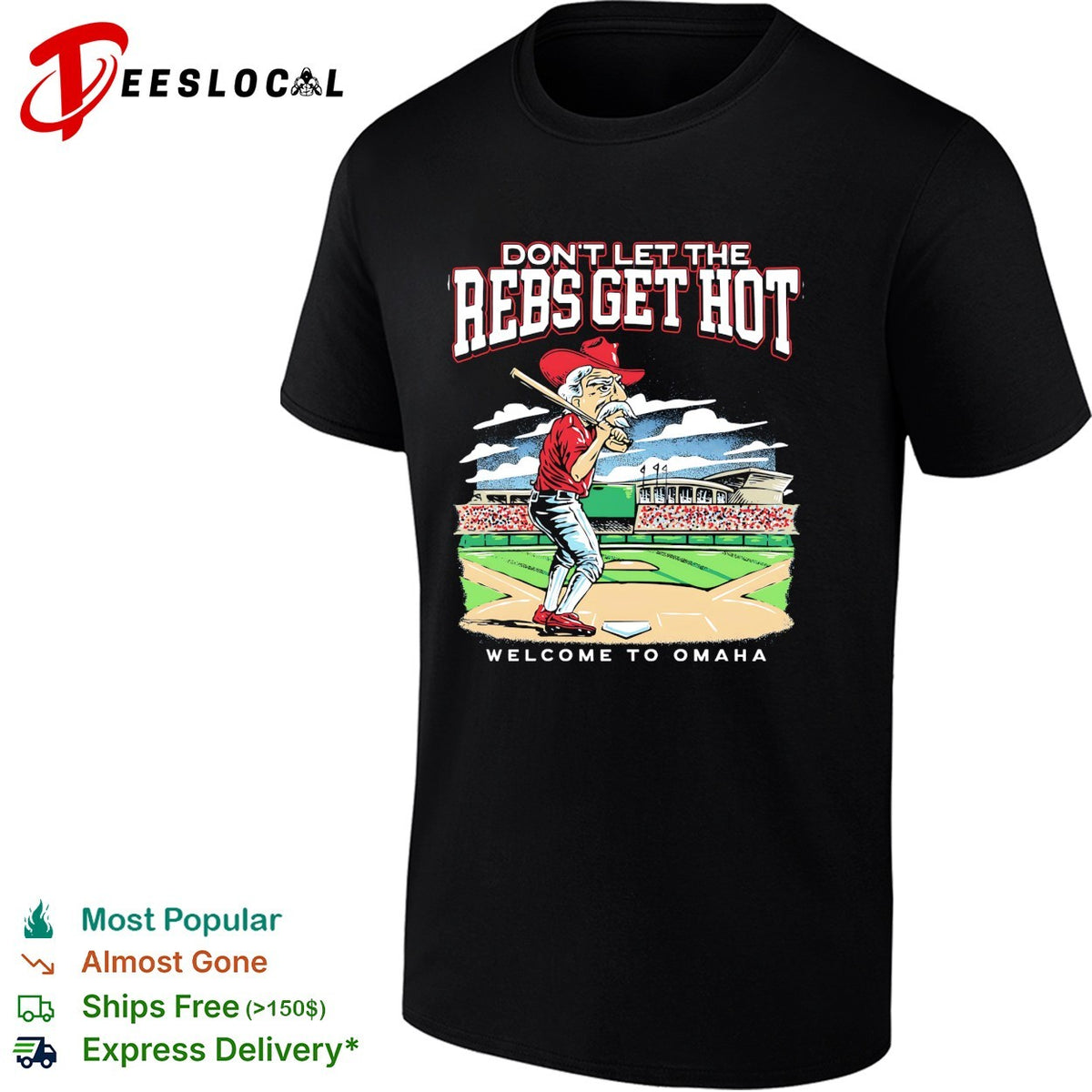 Ole Miss don’t let the Rebs get hot welcome to Omaha College World Series shirt
