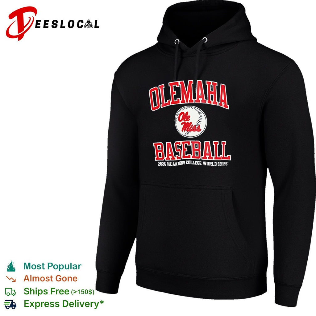Olemaha Ole Miss Baseball 2026 NCAA Men’s College World Series shirt