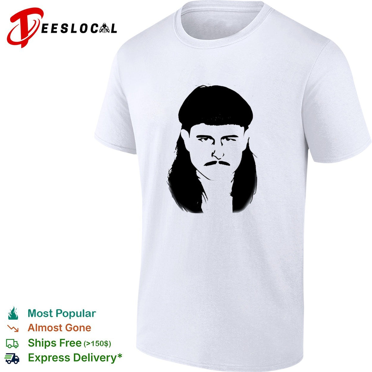 Oliver Tree Silhouette face portrait shirt