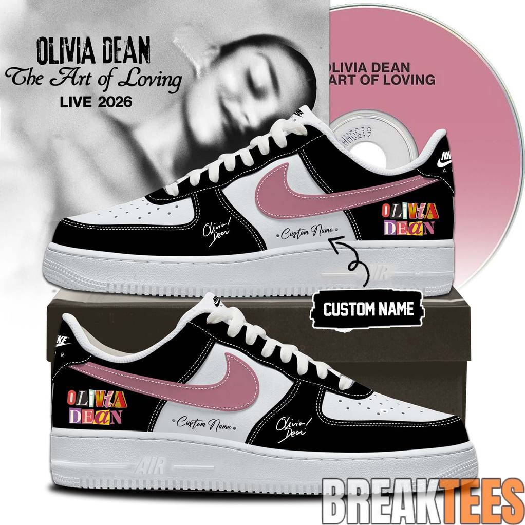 Olivia Dean The Art of Loving Live Tour 2026 Custom Air Force 1 Shoes