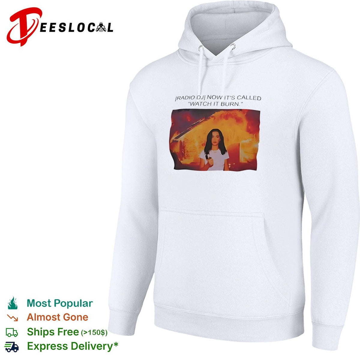 Olivia Rodrigo Radio DJ now it is called watch it burn shirt