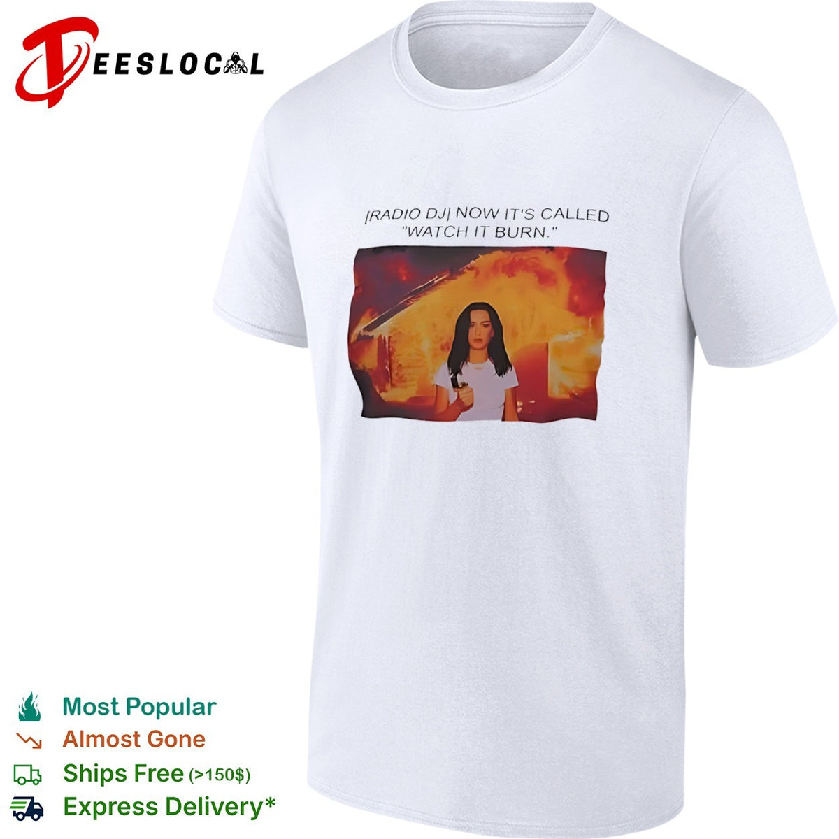Olivia Rodrigo Radio DJ now it is called watch it burn shirt