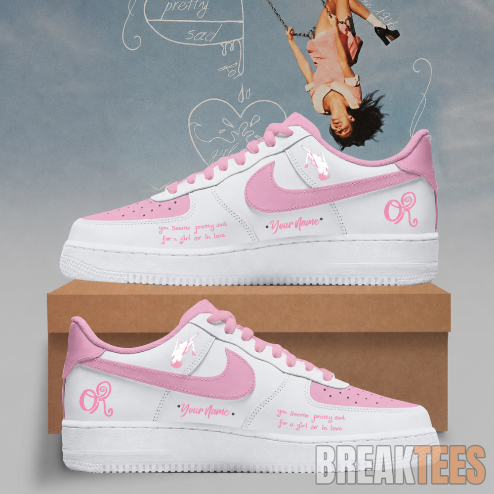 Olivia Rodrigo Swing Embroidered 2026 Custom Air Force 1 Shoes