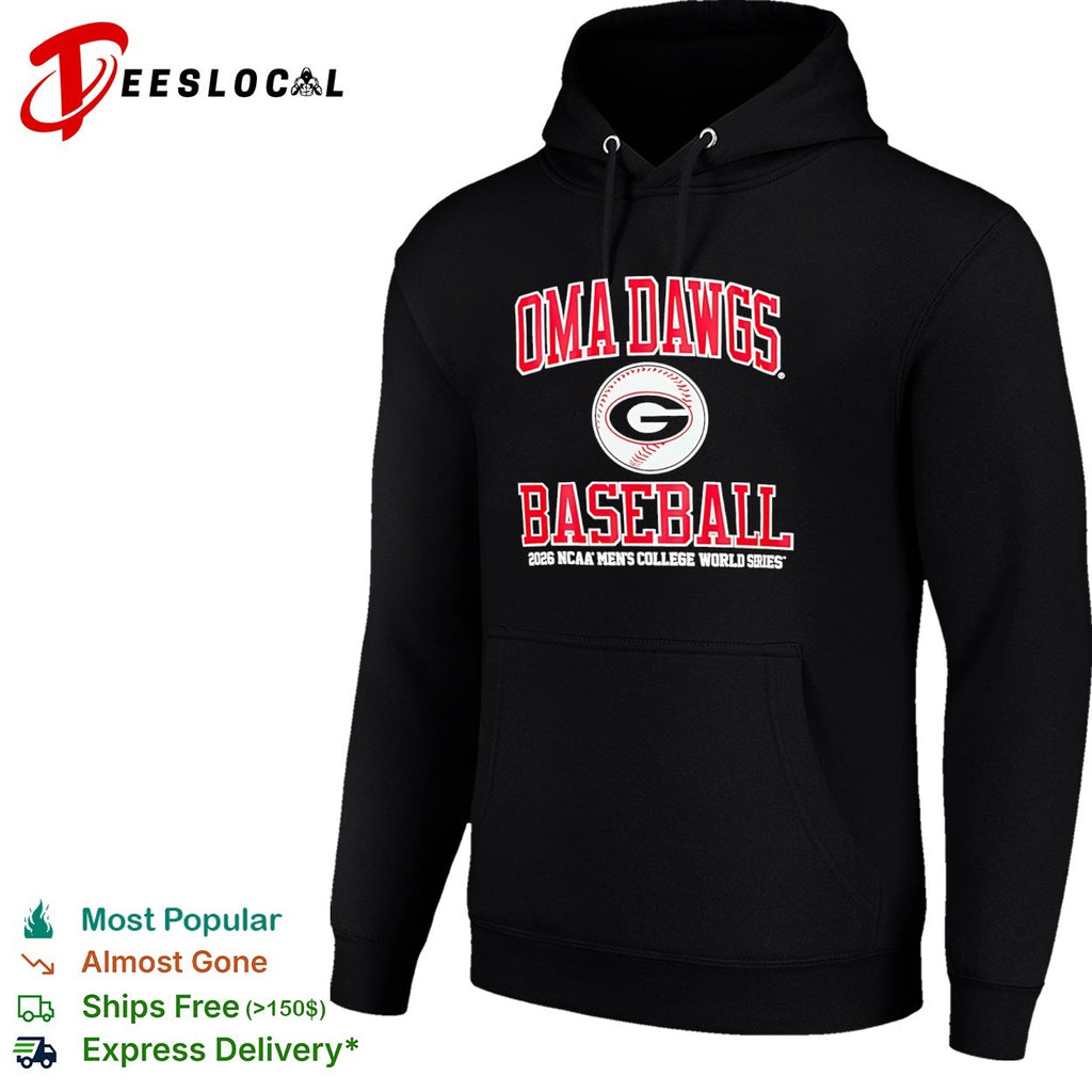 Oma Dawgs Baseball 2026 Ncaa Men’s College World Series University of Georgia Bulldogs shirt